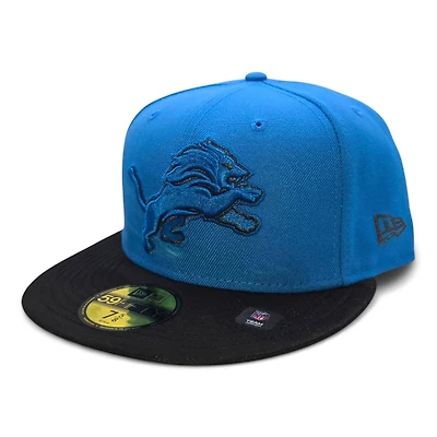 Detroit Lions and with Gray UV New Era 59FIFTY Fitted Hat
