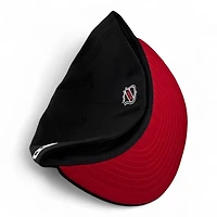 Chicago Blackhawks Black Minnesota Stadium Series Patch Red UV NHL New Era 59FIFTY Fitted Hat