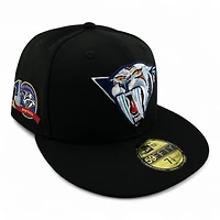 Nashville Predators Black 10 Seasons Patch Gray UV NHL New Era 59FIFTY Fitted Hat