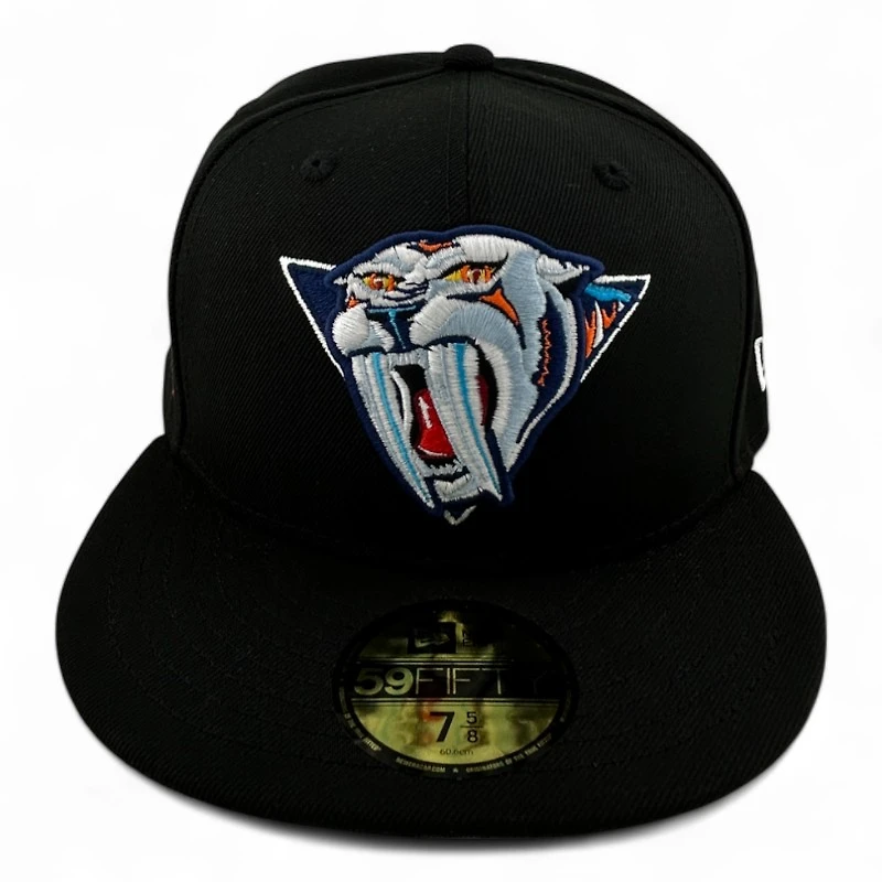 Nashville Predators Black 10 Seasons Patch Gray UV NHL New Era 59FIFTY Fitted Hat