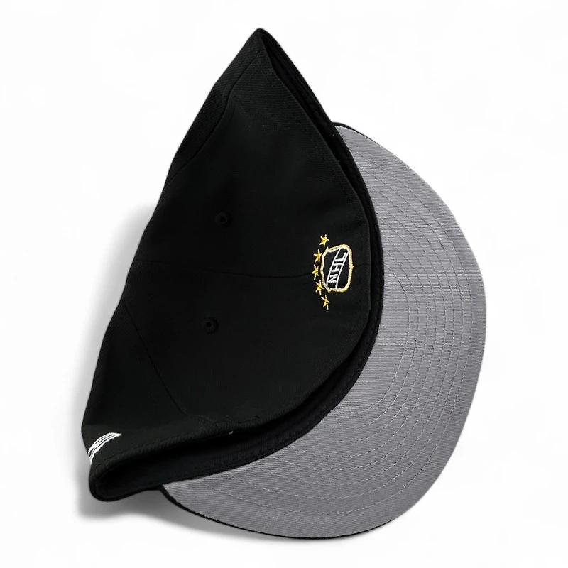 Nashville Predators Black 10 Seasons Patch Gray UV NHL New Era 59FIFTY Fitted Hat