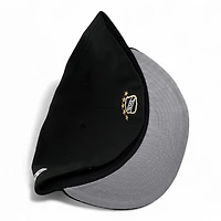 Nashville Predators Black 10 Seasons Patch Gray UV NHL New Era 59FIFTY Fitted Hat