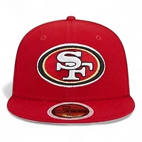 Youth San Francisco 49ers Red New Era 59FIFTY Fitted Hat