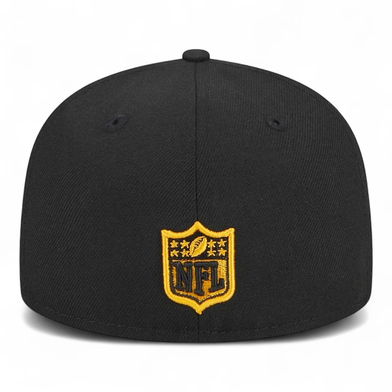 Youth Pittsburgh Steelers Black New Era 59FIFTY Fitted Hat