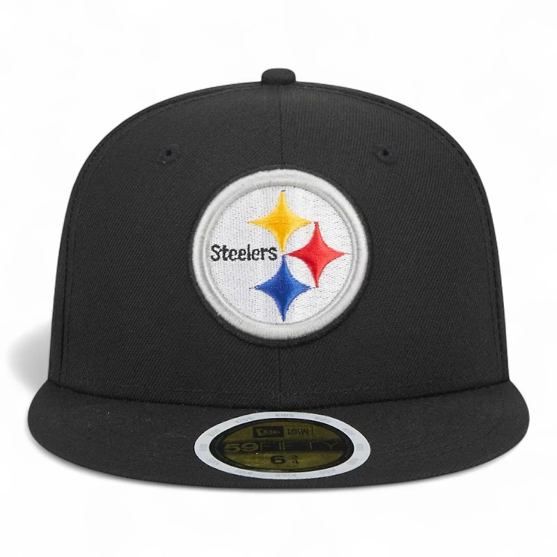 Youth Pittsburgh Steelers Black New Era 59FIFTY Fitted Hat
