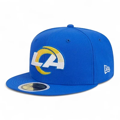 Youth Los Angeles Rams Royal Blue New Era 59FIFTY Fitted Hat
