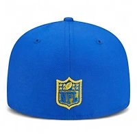 Youth Los Angeles Rams Royal Blue New Era 59FIFTY Fitted Hat