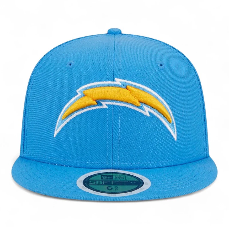 Youth Los Angeles Chargers Powder Blue New Era 59FIFTY Fitted Hat
