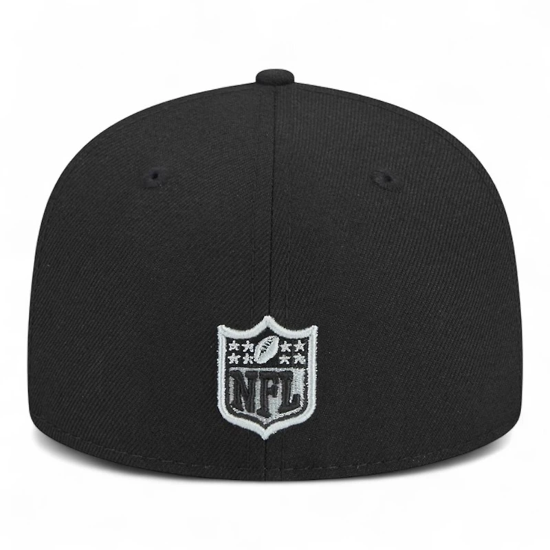 Youth Las Vegas Raiders Black New Era 59FIFTY Fitted Hat