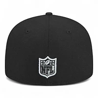 Youth Las Vegas Raiders Black New Era 59FIFTY Fitted Hat