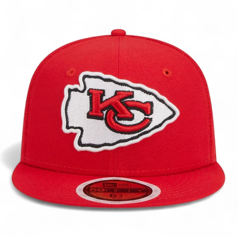 Youth Kansas City Chiefs Red New Era 59FIFTY Fitted Hat