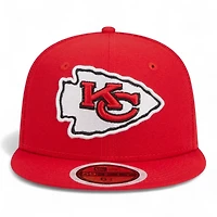 Youth Kansas City Chiefs Red New Era 59FIFTY Fitted Hat