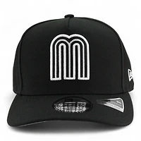 Mexico Black and White "2025 Cinco De Mayo" Grey UV New Era 9FIFTY A-Frame Snapback Hat
