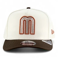 Mexico Chrome and Brown "2025 Cinco De Mayo" Green UV New Era 9FIFTY A-Frame Snapback Hat