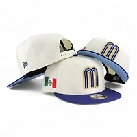 Mexico Chrome and Royal Blue Flag Patch "2025 Cinco De Mayo" Icy UV New Era 9FIFTY Snapback Hat