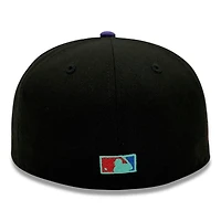 Seattle Mariners Black and Teal 30th Anniversary Patch Gray UV New Era 59FIFTY Fitted Hat