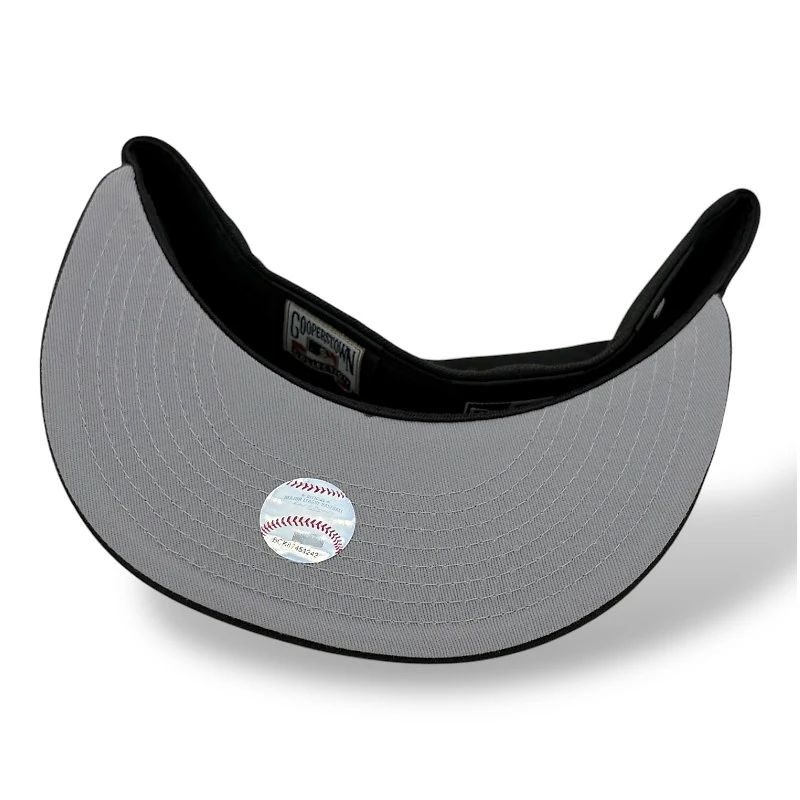 Seattle Mariners Black and Teal 30th Anniversary Patch Gray UV New Era 59FIFTY Fitted Hat