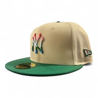 New York Yankees Chrome and Green 1999 WS Patch Serape UV Era 59FIFTY Fitted Hat