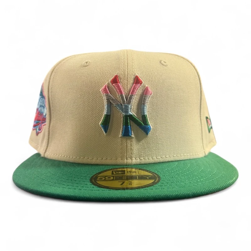 New York Yankees Chrome and Green 1999 WS Patch Serape UV Era 59FIFTY Fitted Hat
