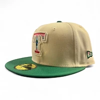 Texas Rangers Chrome and Green Inaugural Season Patch Serape UV New Era 59FIFTY Fitted Hat