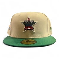 Houston Astros Chrome and Green 2022 WS Patch Serape UV New Era 59FIFTY Fitted Hat