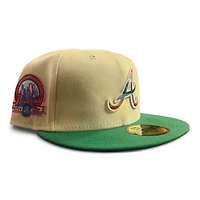 Atlanta Braves Chrome and Green 40th Anniversary Patch Serape UV New Era 59FIFTY Fitted Hat