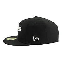Los Angeles Dodgers Black "Los Dodgers" Viva Patch Dark Brown UV New Era 59FIFTY Fitted Hat