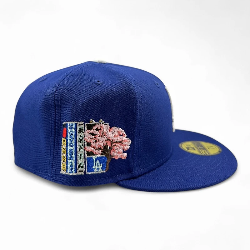 Los Angeles Dodgers Royal Blue "Japan Collection" Grey UV New Era 59FIFTY Fitted Hat