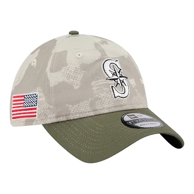 Seattle Mariners 2025 Armed Forces Day New Era 9TWENTY Adjustable Hat