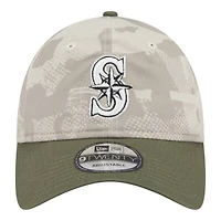 Seattle Mariners 2025 Armed Forces Day New Era 9TWENTY Adjustable Hat