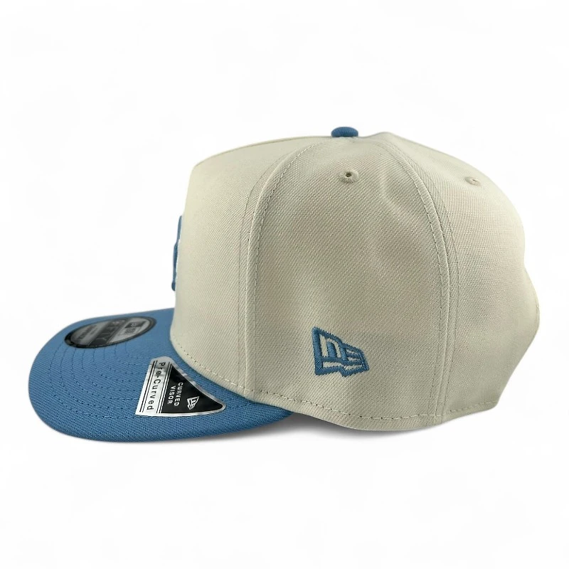 Los Angeles Dodgers Chrome and Sky Blue New Era 9FIFTY A-Frame Snapback Hat