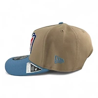 Los Angeles Angels Camel Metallic New Era 9FIFTY A-Frame Snapback Hat