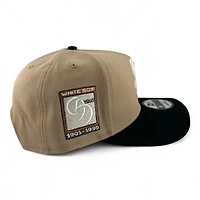Chicago White Sox Camel Metallic New Era 9FIFTY A-Frame Snapback Hat