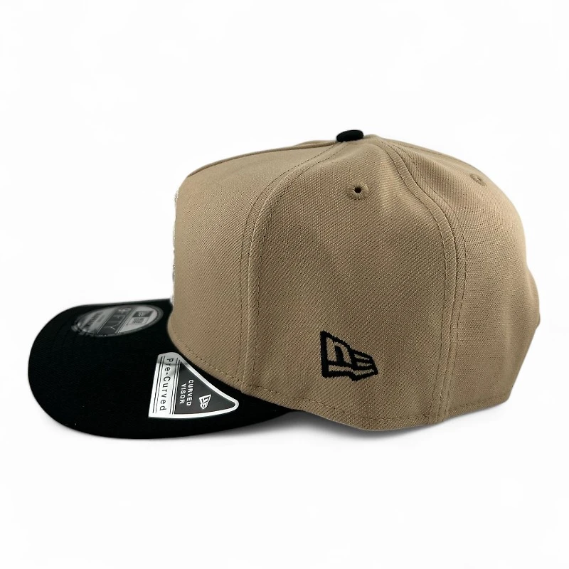 Chicago White Sox Camel Metallic New Era 9FIFTY A-Frame Snapback Hat