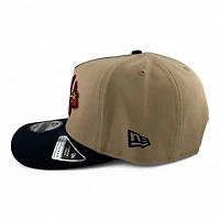 Atlanta Braves Camel Metallic New Era 9FIFTY A-Frame Snapback Hat