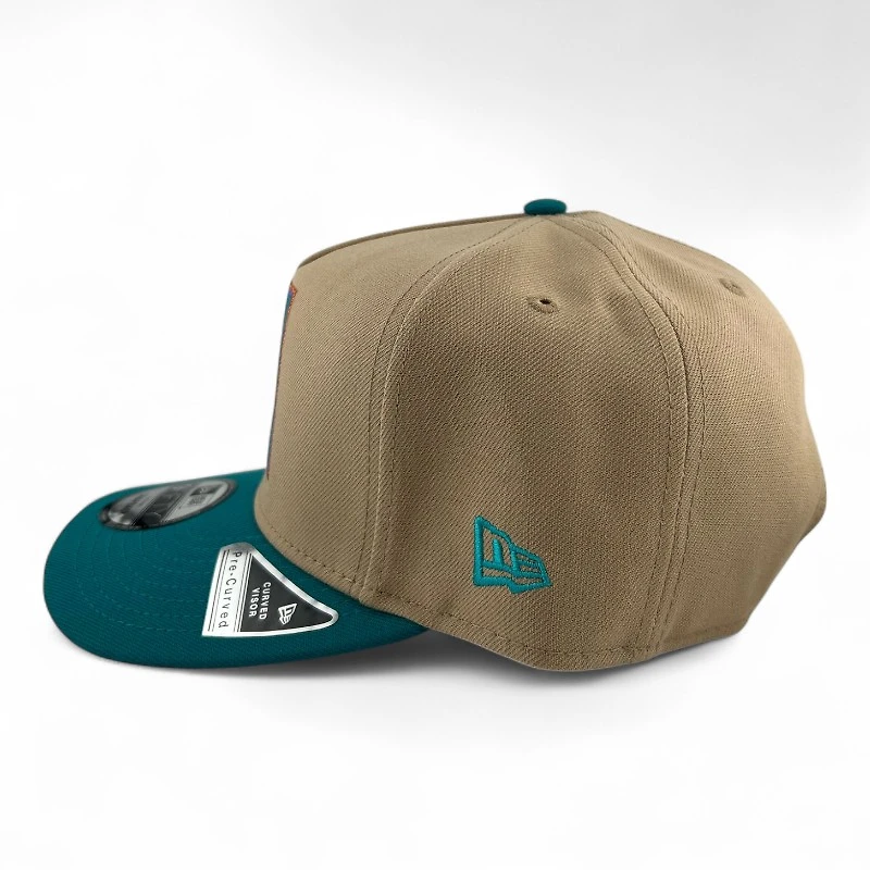 Arizona Diamondbacks Camel Metallic New Era 9FIFTY A-Frame Snapback Hat