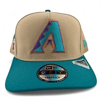 Arizona Diamondbacks Camel Metallic New Era 9FIFTY A-Frame Snapback Hat