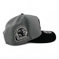 Seattle Mariners Storm Black New Era 9FIFTY A-Frame Snapback Hat