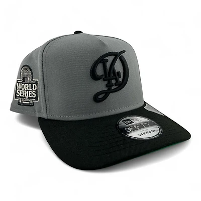Los Angeles Dodgers City Connect Storm Black New Era 9FIFTY A-Frame Snapback Hat