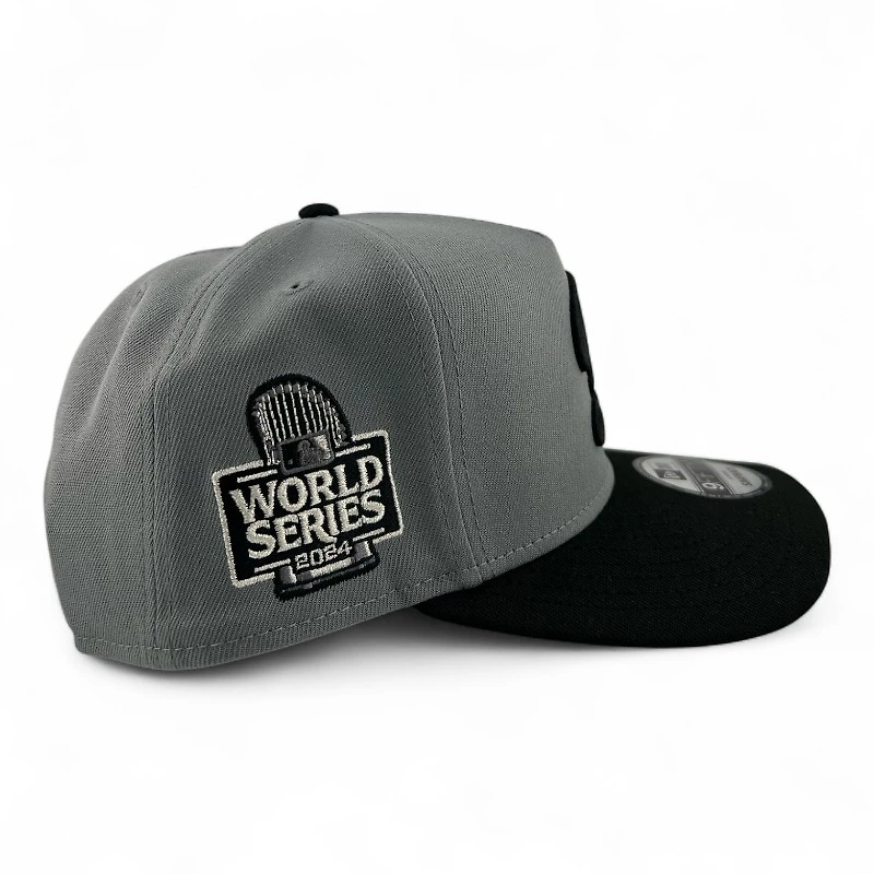 Los Angeles Dodgers City Connect Storm Black New Era 9FIFTY A-Frame Snapback Hat