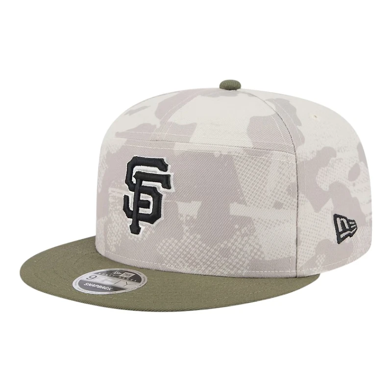 San Francisco Giants 2025 Armed Forces Day New Era 9FIFTY Split Panel Snapback Hat