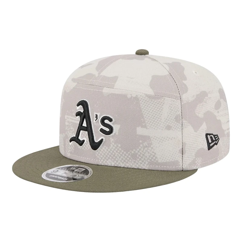 Oakland Athletics 2025 Armed Forces Day New Era 9FIFTY Split Panel Snapback Hat