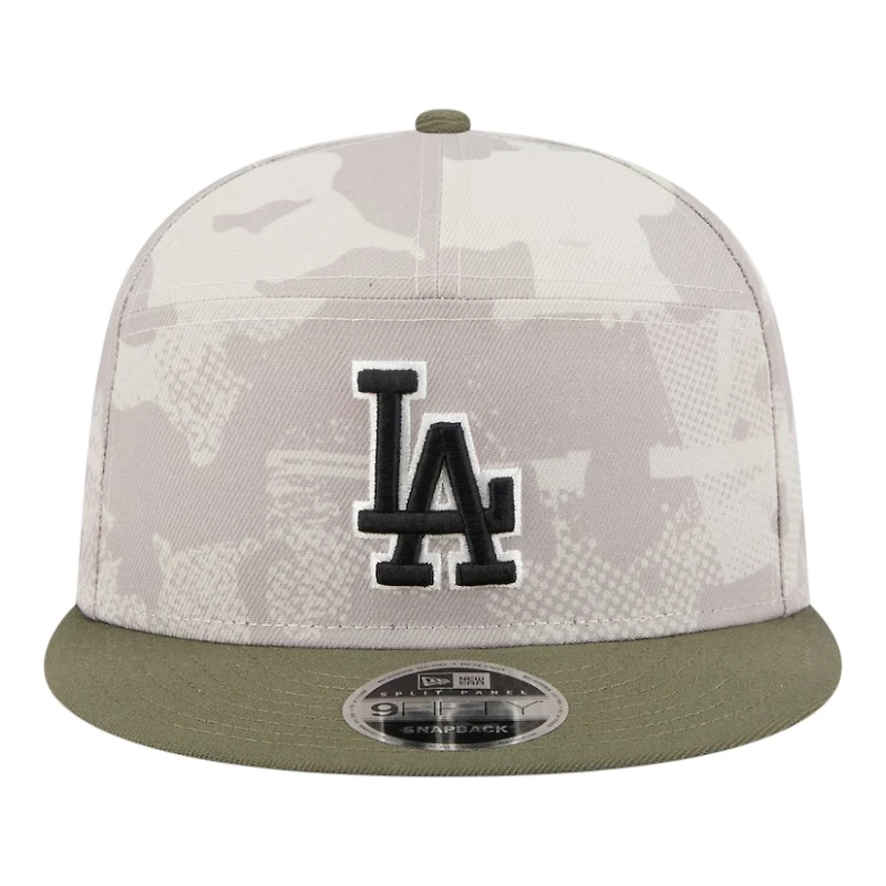 Los Angeles Dodgers 2025 Armed Forces Day New Era 9FIFTY Split Panel Snapback Hat