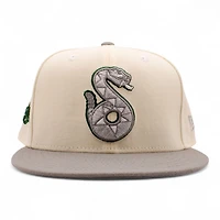 Tuscon Sidewinders Cream and Grey Script Patch UV New Era 59Fifty Fitted Hat