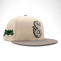 Tuscon Sidewinders Cream and Grey Script Patch UV New Era 59Fifty Fitted Hat