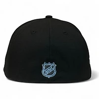 Utah Hockey Club Black Western Conference Patch Icy Blue UV NHL New Era 59FIFTY Fitted Hat