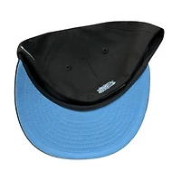 Utah Hockey Club Black Western Conference Patch Icy Blue UV NHL New Era 59FIFTY Fitted Hat