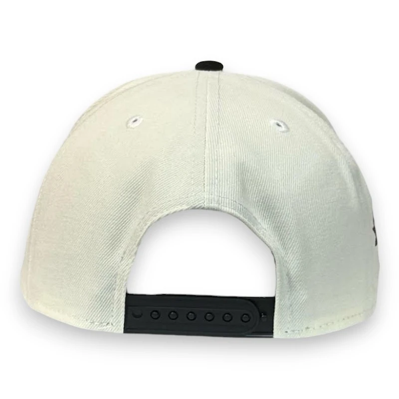 Tennessee Volunteers Chrome and Black Script New Era 9FIFTY A-Frame Snapback Hat