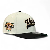 Tennessee Volunteers Chrome and Black Script New Era 9FIFTY A-Frame Snapback Hat