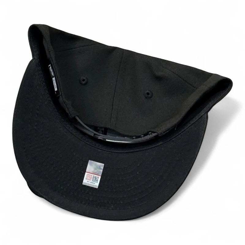 Tennessee Volunteers White on Black Outline Black Power T New Era 9FIFTY Snapback Hat